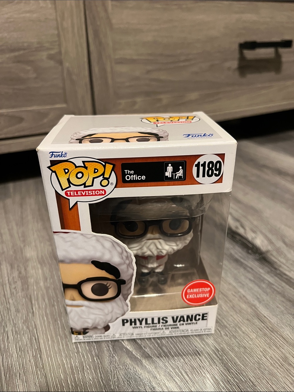 Funko White Gray Brown Vinyl Figure Box